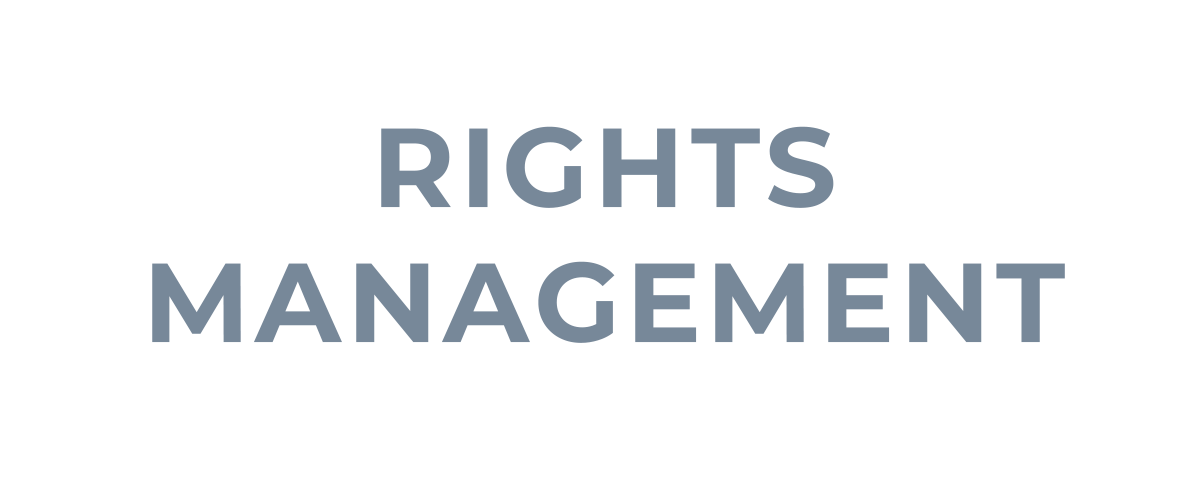 Logo for generic rights management organisation