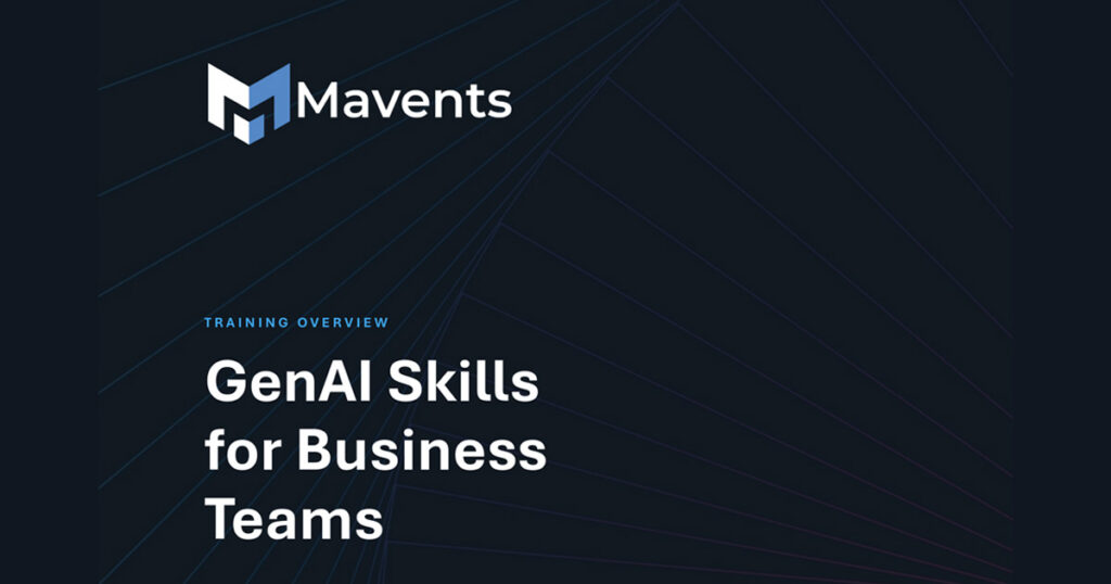 Front page of GenAI training docoument